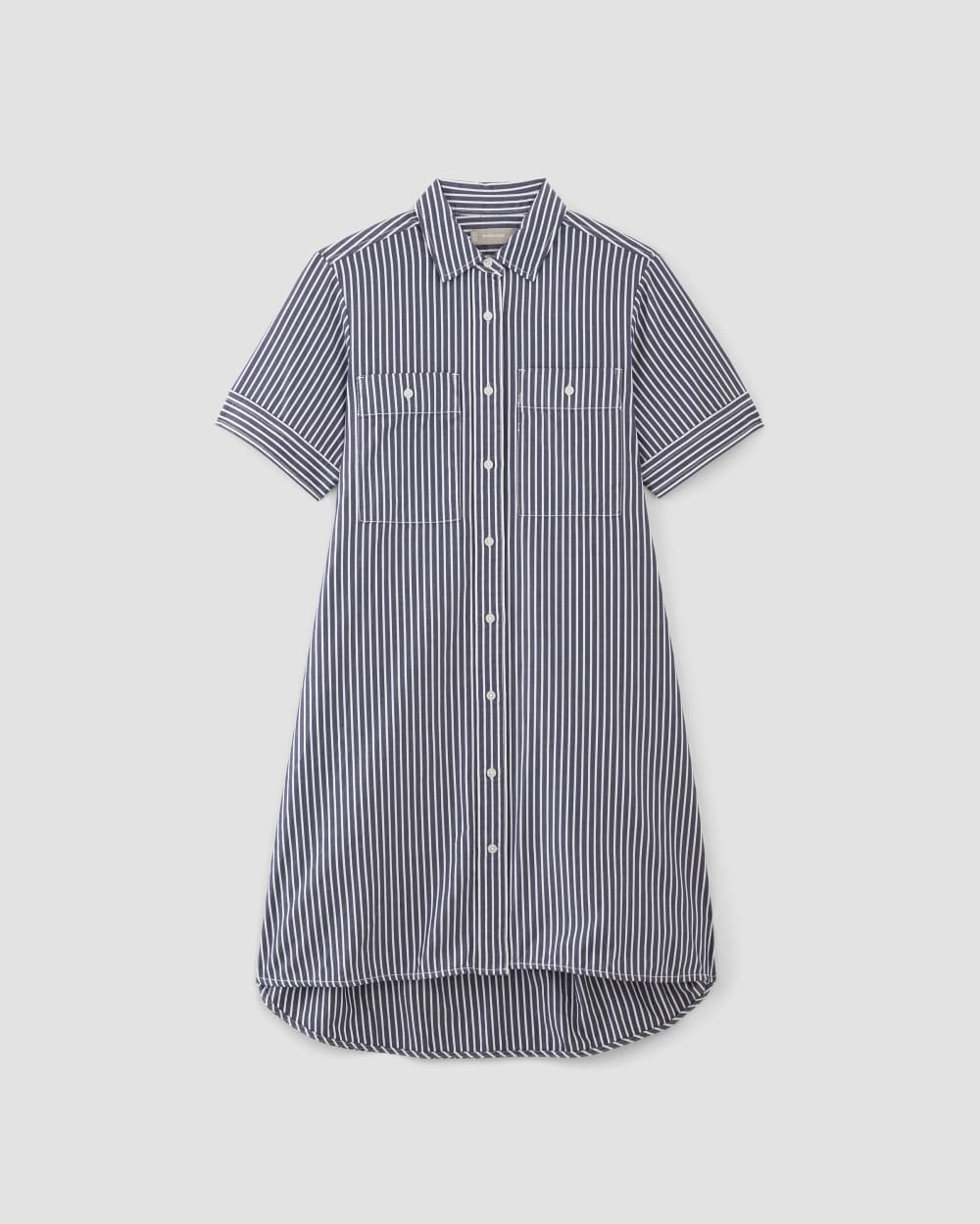 The Daytripper Dress | Dark Navy / White