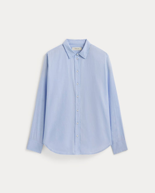 The Must-Have Shirt in Silky Cotton | Pale Blue