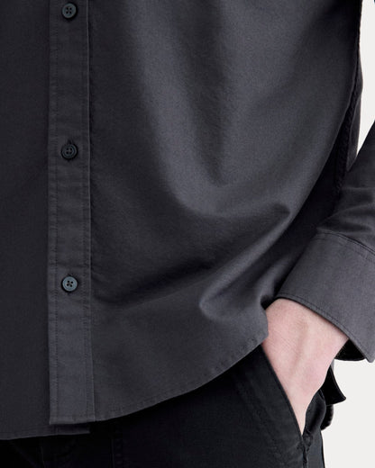 The Slim Oxford Shirt | Slate Grey | Tall