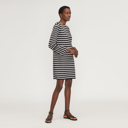 The Mariner Dress | Black / Canvas Tan