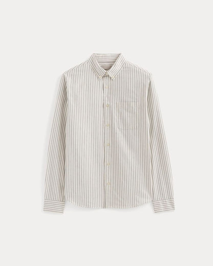 The Classic Oxford Shirt | Bone/Navy | Standard