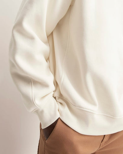 The ReTrack Crewneck Sweatshirt | Bone