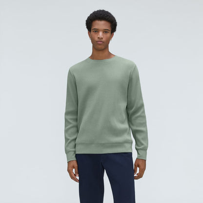 The Waffle Long-Sleeve Crew Tee | Lily Pad