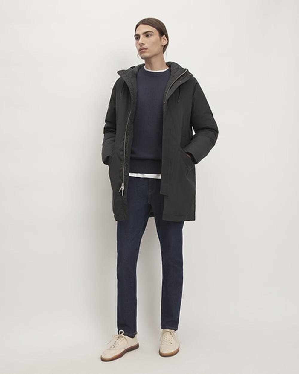 The ReNew Long Parka | Black