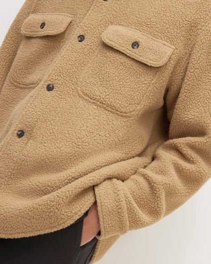 The ReNew Fleece Everyone Overshirt | Tiger's Eye
