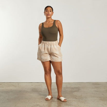 The Square-Neck One-Piece | Beech