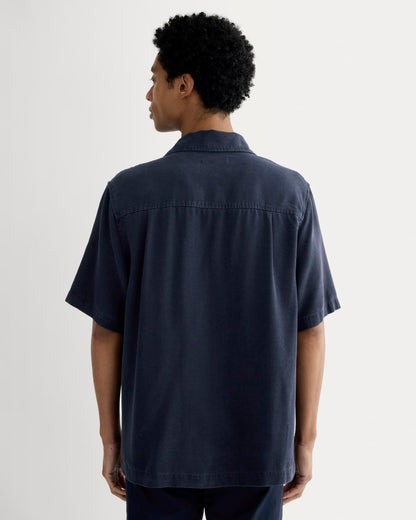The Relaxed Utility Shirt in Buttersoft | Navy