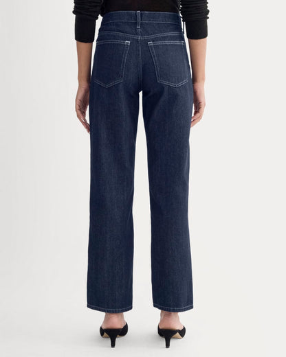 Low-Rise Straight Jean | Tungsten Rinse