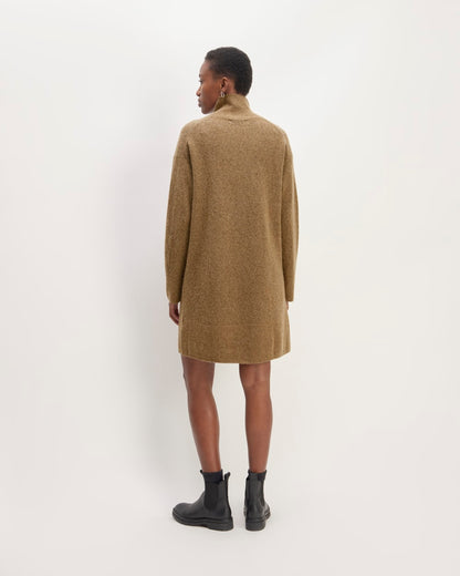 The Cozy Stretch Turtleneck Dress | Heathered Toasted Coconut
