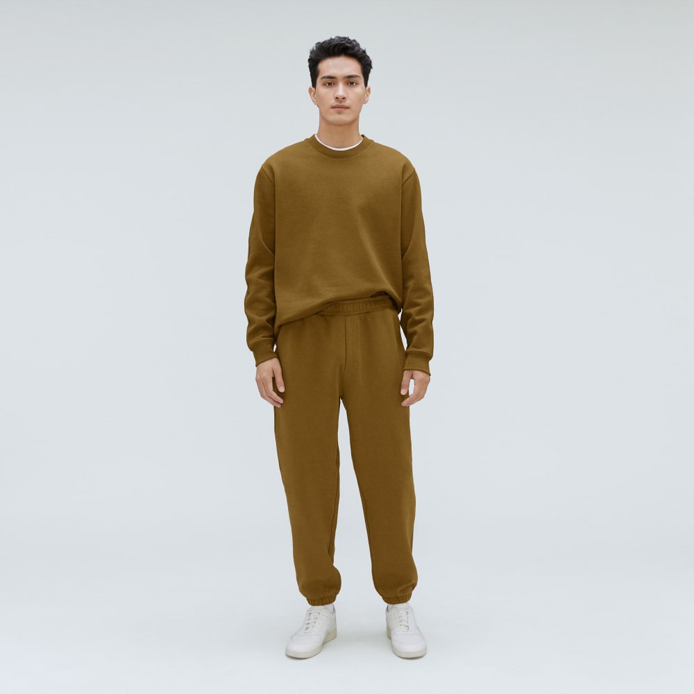 The Track Crewneck Sweatshirt | Tapenade