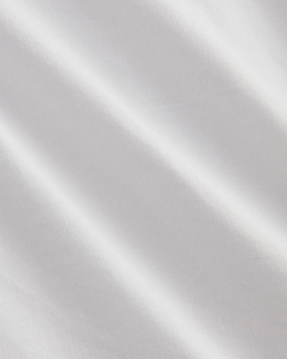 The Tie-Back Dress in Stretch Linen | White
