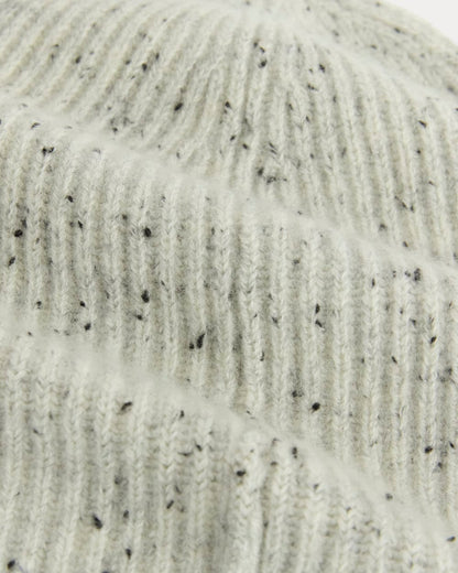 The Cashmere Ribbed Beanie | Frost Donegal