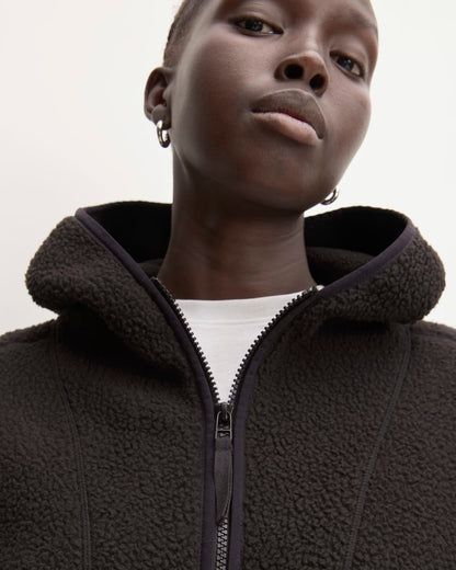 The ReNew Fleece Full-Zip Hoodie | Black