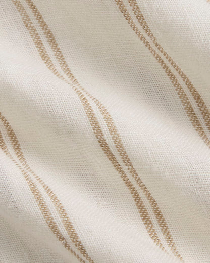 The Classic Shirt in Linen | Bone / Cornstalk