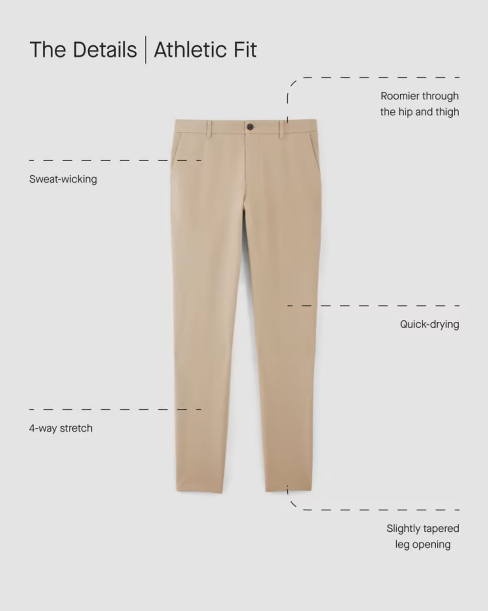 The Performance Chino | Uniform | Abalone | Athletic