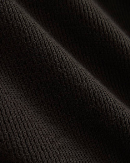 Thermal Crew in Cozy Waffle | Black