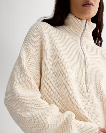 The Half-Zip in Everyday Cotton | Canvas