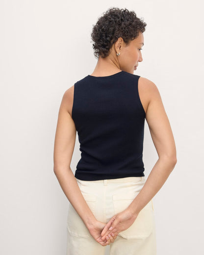 The Tank in Ultrasoft Merino | Navy
