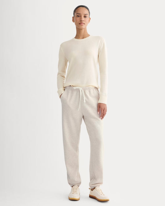 The Off-Duty Jogger | Heathered Oat