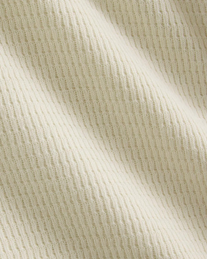 Thermal Henley in Cozy Waffle | Bone