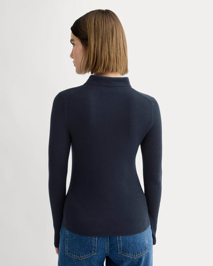 The Polo in Ultrasoft Merino | Navy