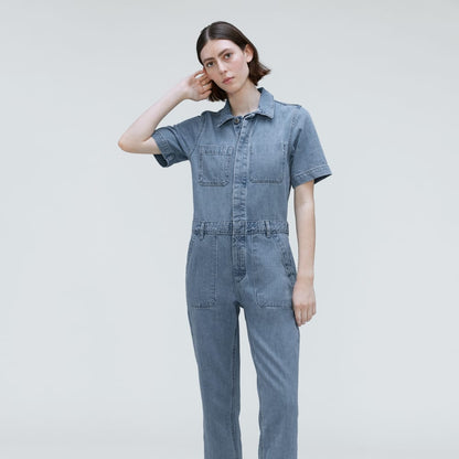 The Supersoft Jean Coverall | Shallow Water