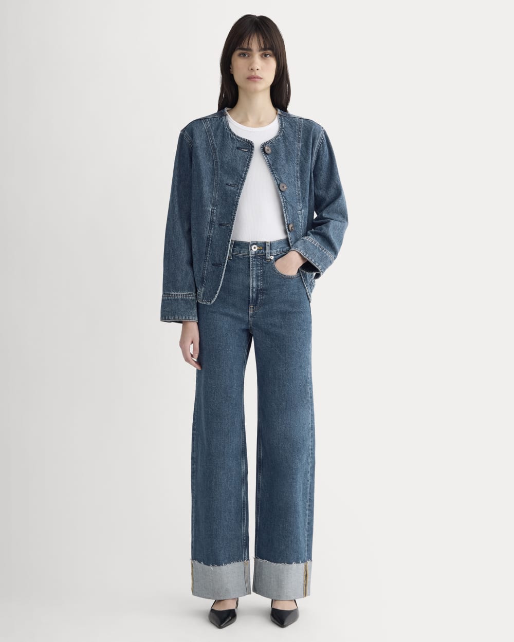 The Way-High® Sailor Jean 2.0 | Mid Indigo | 29.5" Inseam