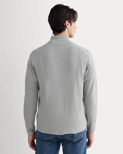 The No-Sweat Quarter-Zip |  Heathered Grey
