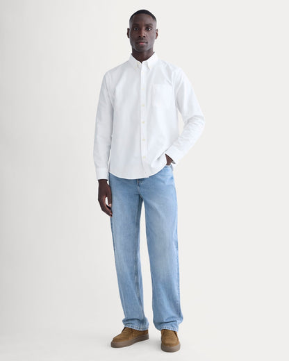 The Slim Oxford Shirt | White | Tall
