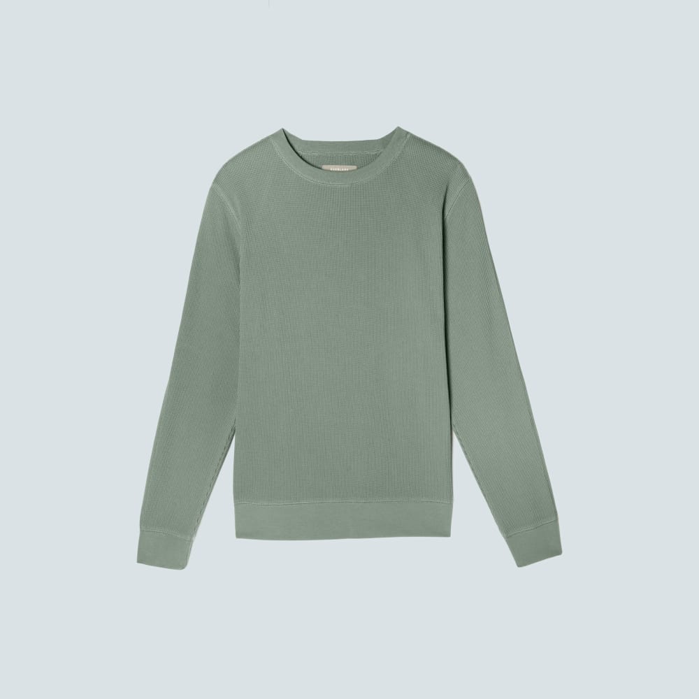 The Waffle Long-Sleeve Crew Tee | Lily Pad
