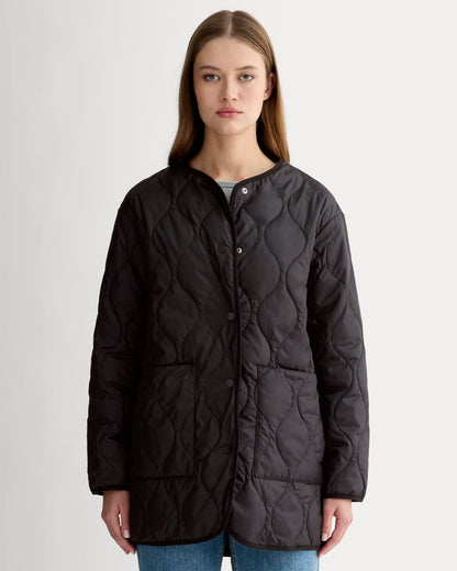 The Quilted Liner | Black