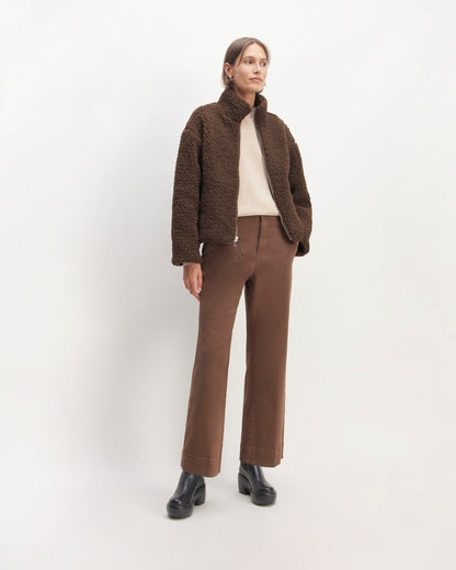 The ReNew Fleece Full Zip | Earth Brown
