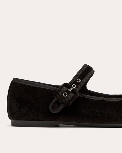 The Day Buckle Mary Jane | Black Velvet