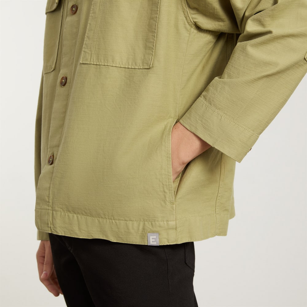 The Everyone Spring Shirt Jacket | Sage