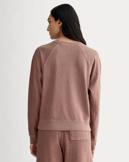 The Off-Duty Long-Sleeve Tee | Brown Garment Dye
