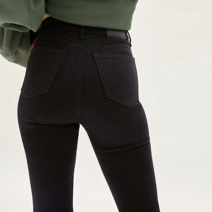 The Way-High® Clean Front Skinny Jean  | Black | 28.5” Inseam