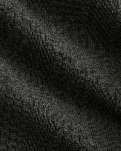 Lounge Rib Short | Heathered Soot