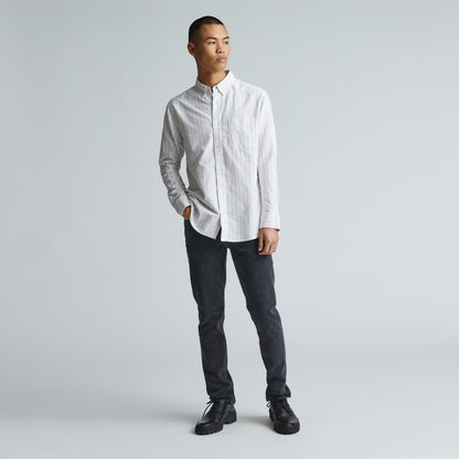 The Classic Oxford Shirt | Canvas / Mauve / Chocolate | Standard