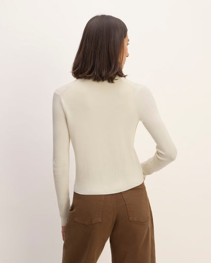 The Viscose Knit Cardigan | Beige