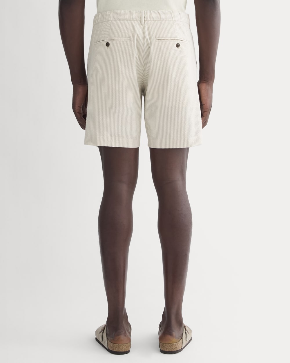 The Seersucker Short | Trench Coat Khaki / Natural