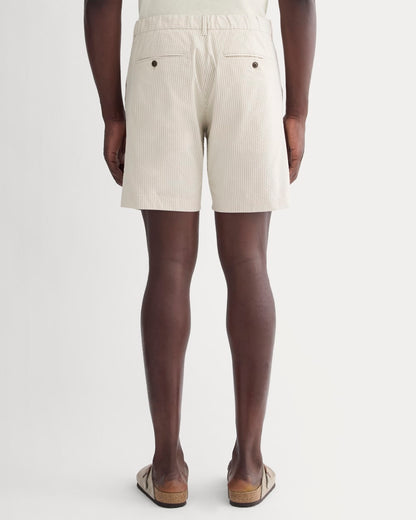 The Seersucker Short | Trench Coat Khaki / Natural