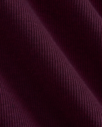 The Luxe Rib Turtleneck | Heathered Port Royale