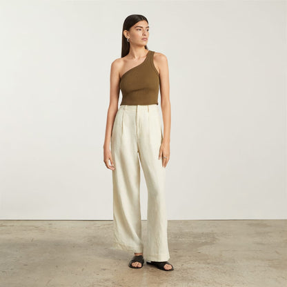 The Linen Way-High® Drape Pant  | Canvas