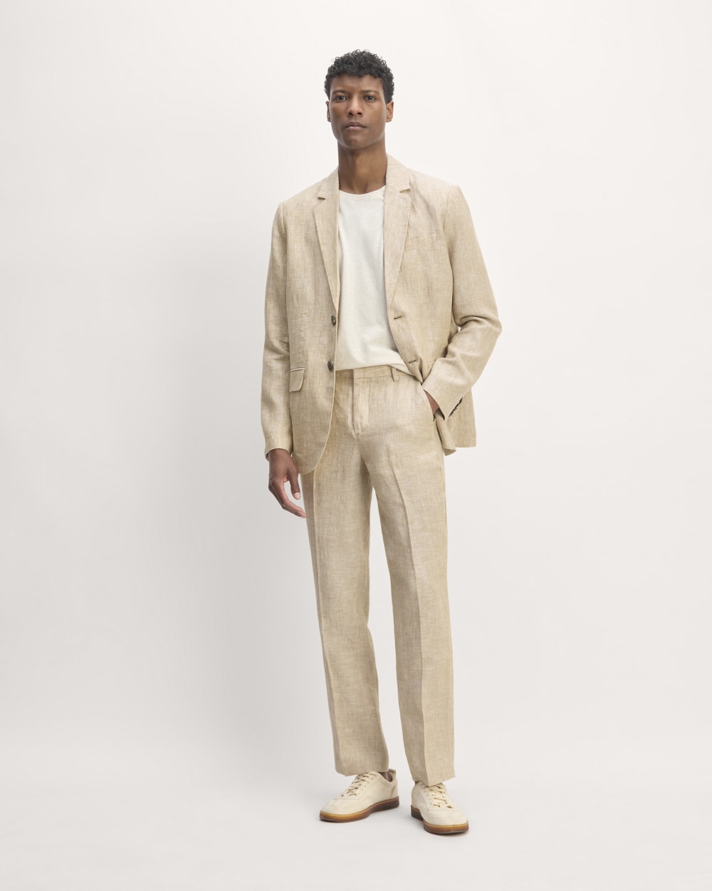 The Linen Blazer | Cornstalk Chambray