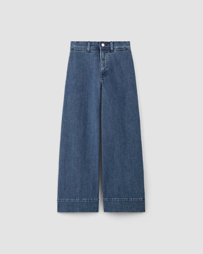 The Mariner Cropped Jean | Ocean Blue
