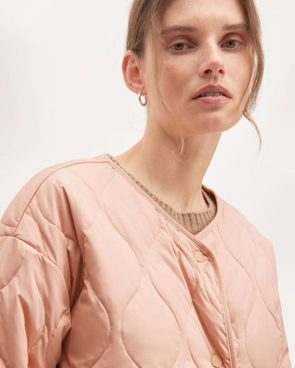The Quilted Liner | Blush Pink